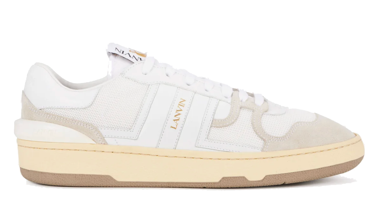 LANVIN CLAY MESH SNEAKER WHITE