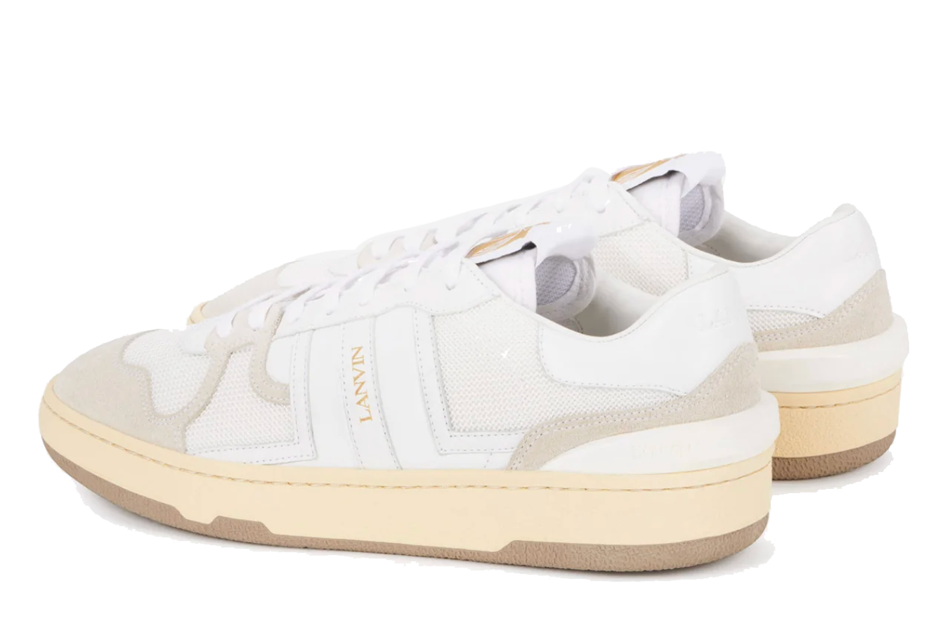 LANVIN CLAY MESH SNEAKER WHITE