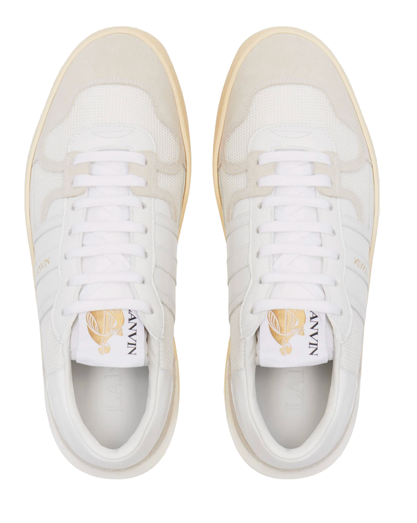 LANVIN CLAY MESH SNEAKER WHITE