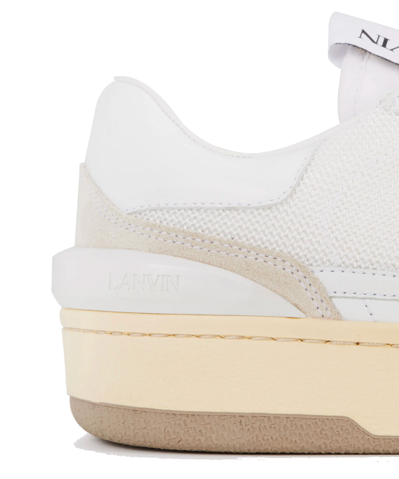 LANVIN CLAY MESH SNEAKER WHITE