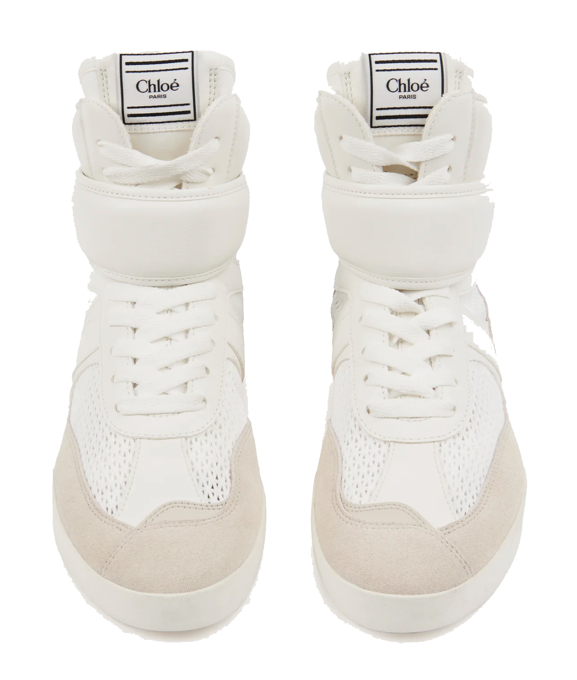 CHLOE KICK SNEAKER HIGH CLOUDY CREAM