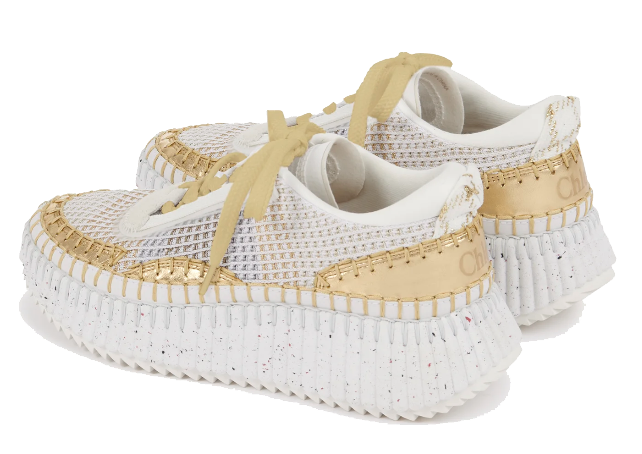 CHLOE NAMA SNEAKER GOLD