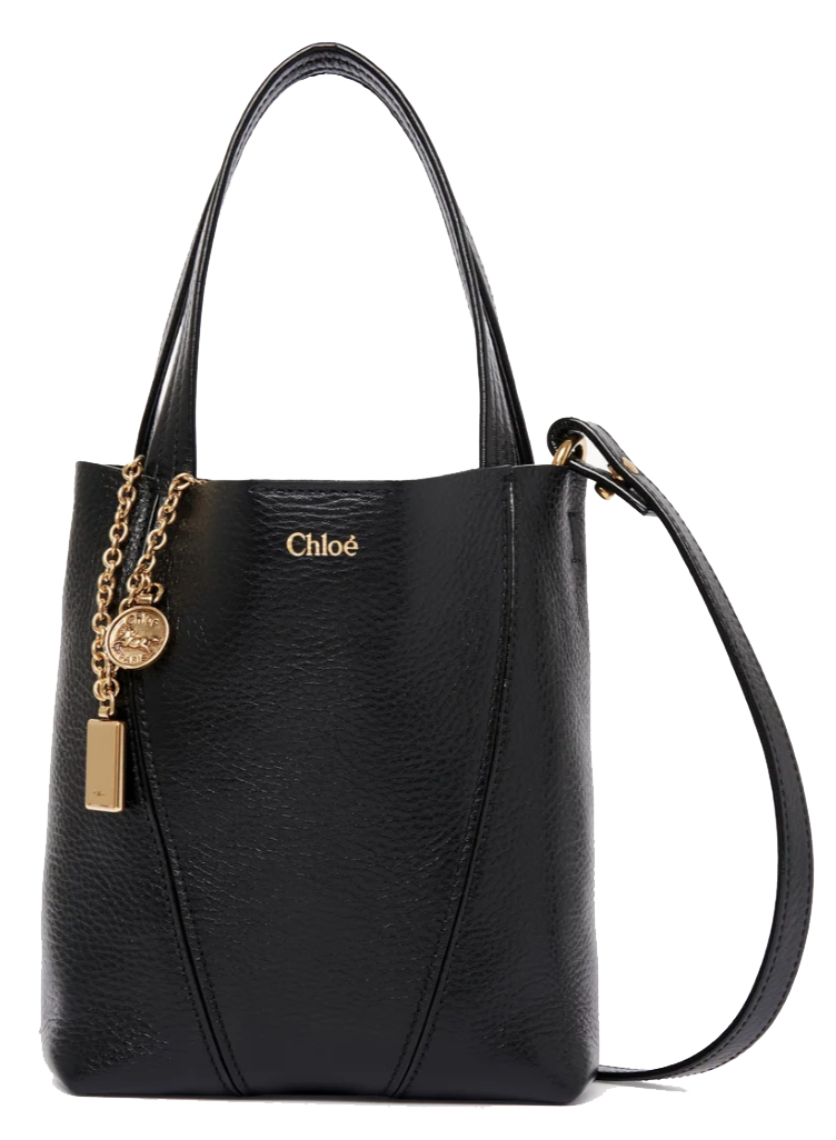 CHLOE SPIN BAG SMALL BLACK