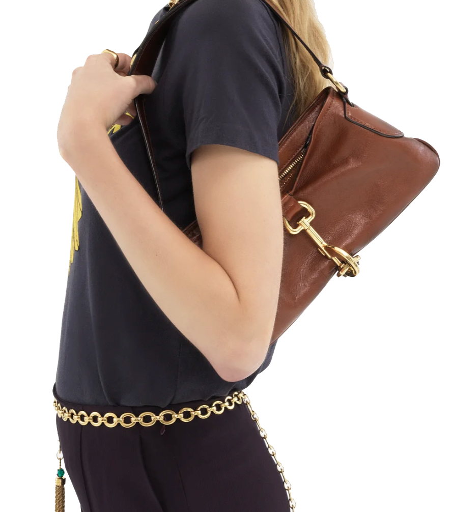 CHLOE KERALA 25 SHOULDER BAG MINI DARK EBONY