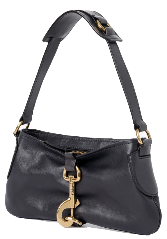 CHLOE KERALA 25 SHOULDER BAG MINI BLACK NAVY