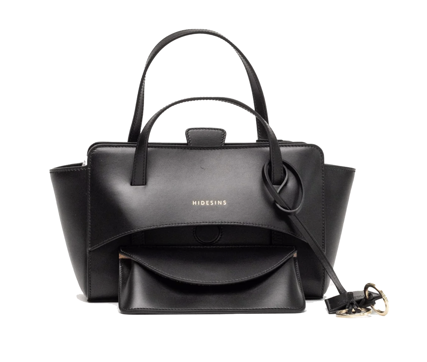 HIDESINS BAG FLAP S  BLACK