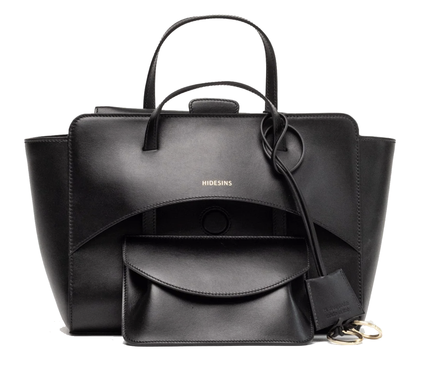 HIDESINS BAG FLAP M BLACK