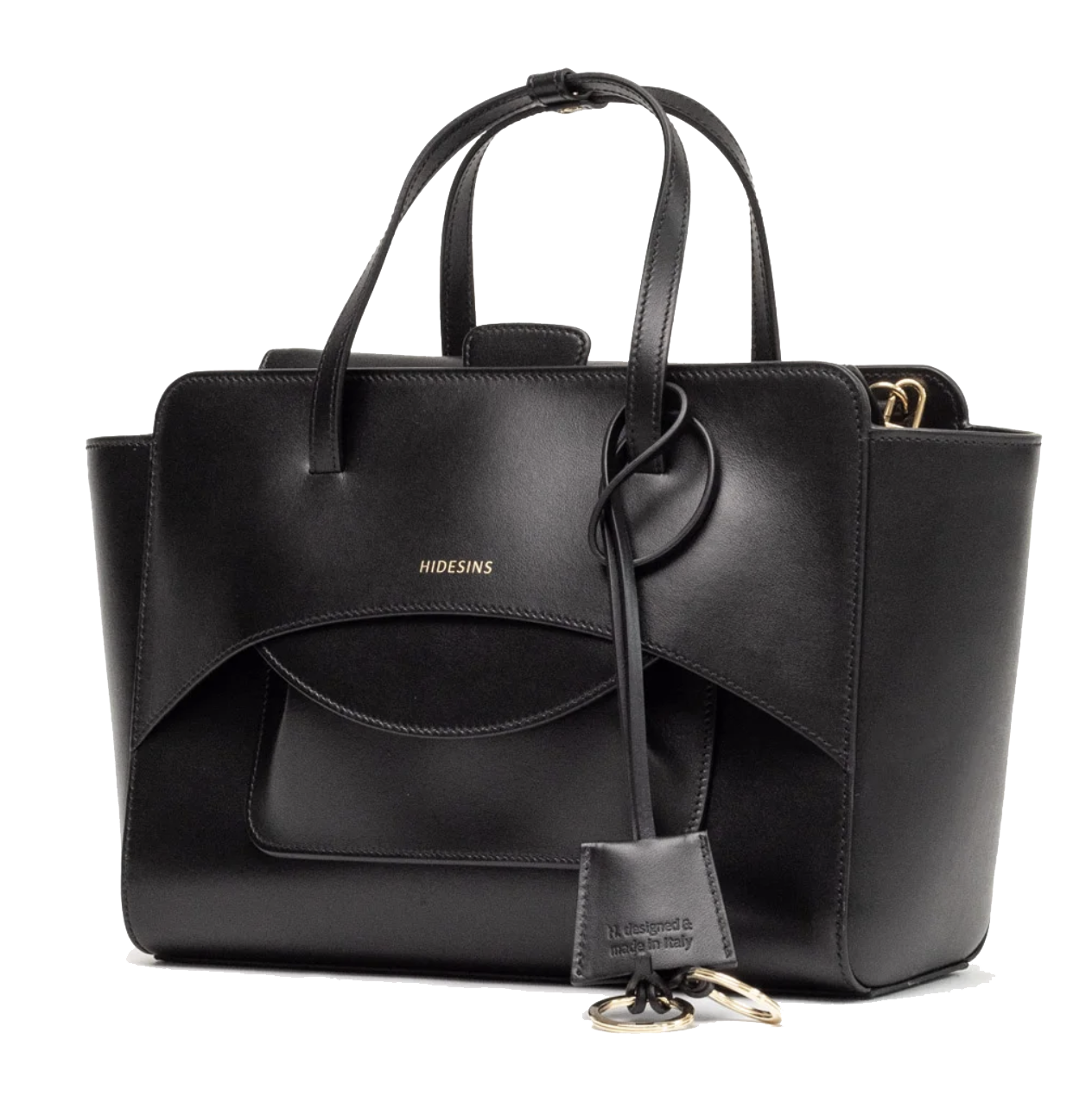 HIDESINS BAG FLAP M BLACK