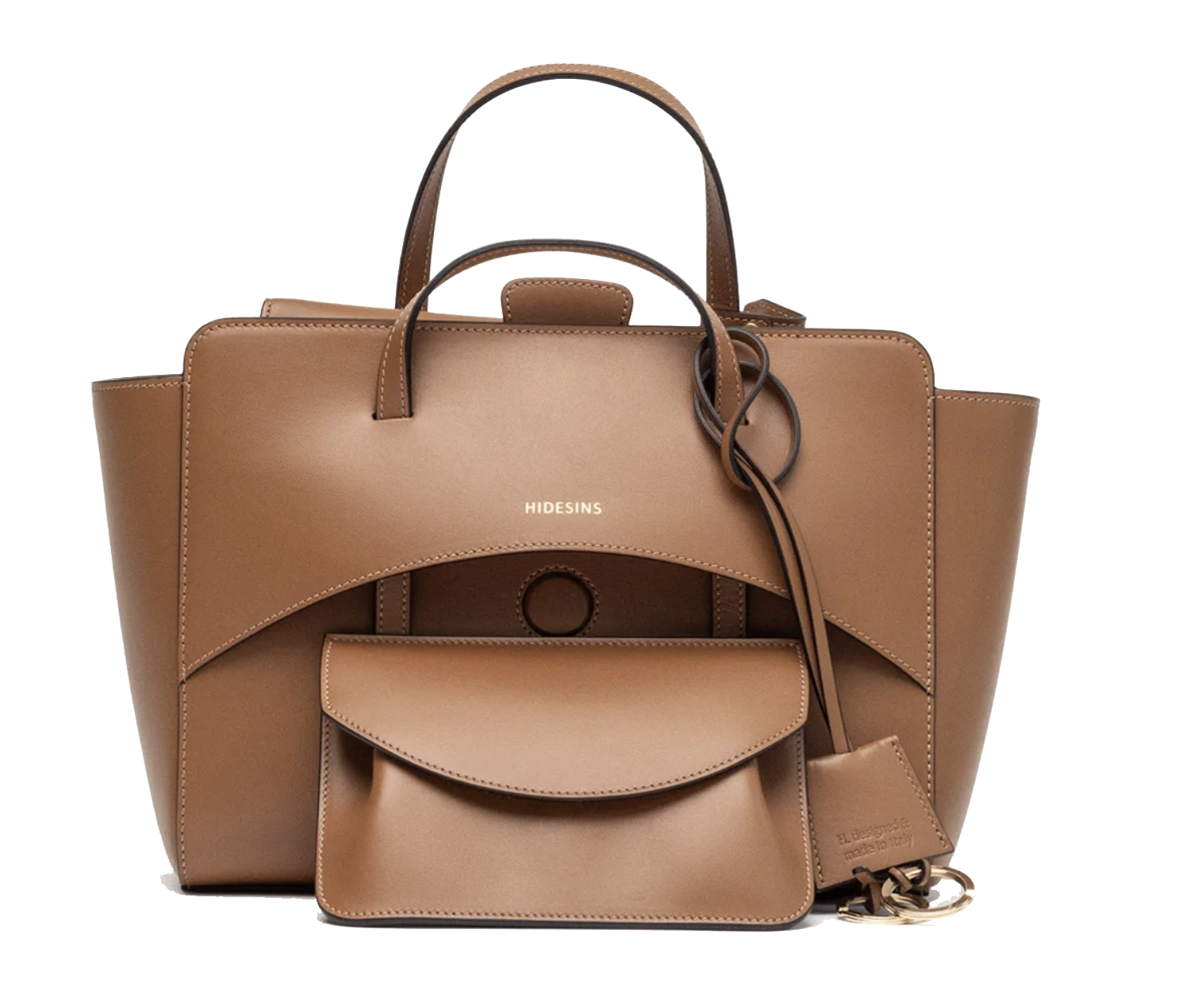 HIDESINS BAG FLAP M CARAMEL