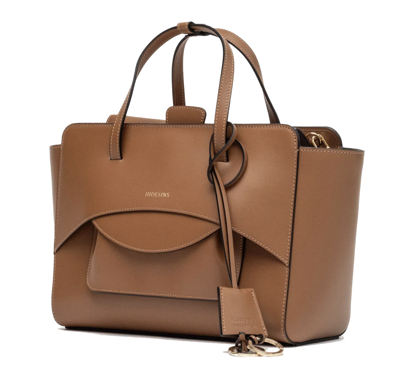 HIDESINS BAG FLAP M CARAMEL