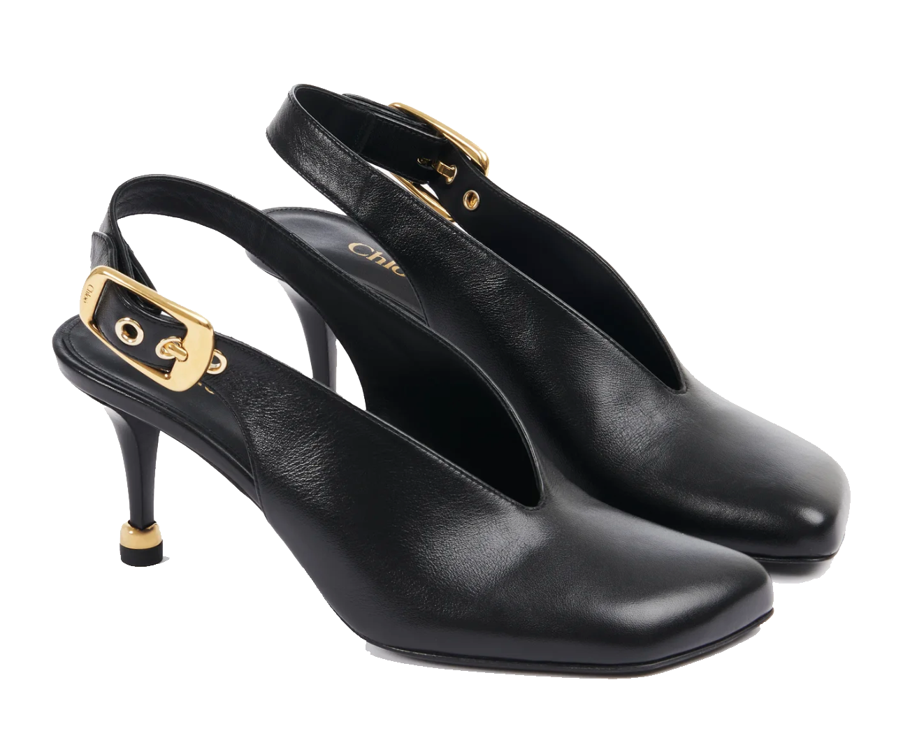 CHLOE ANDREA SLINGBACK PUMP BLACK