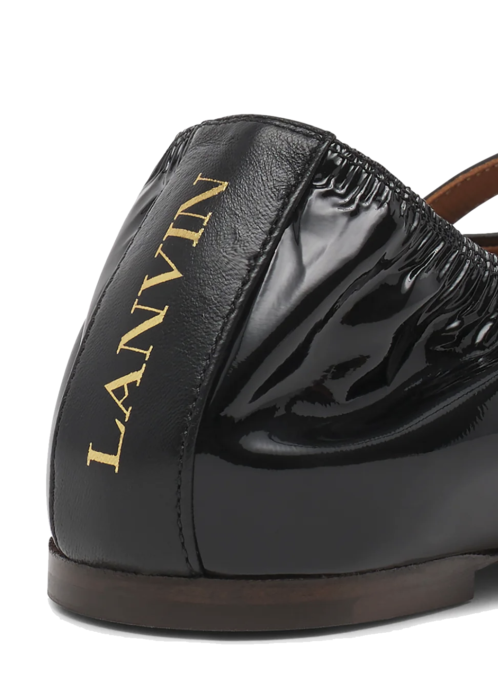 LANVIN BALLERINA STRAP BLACK