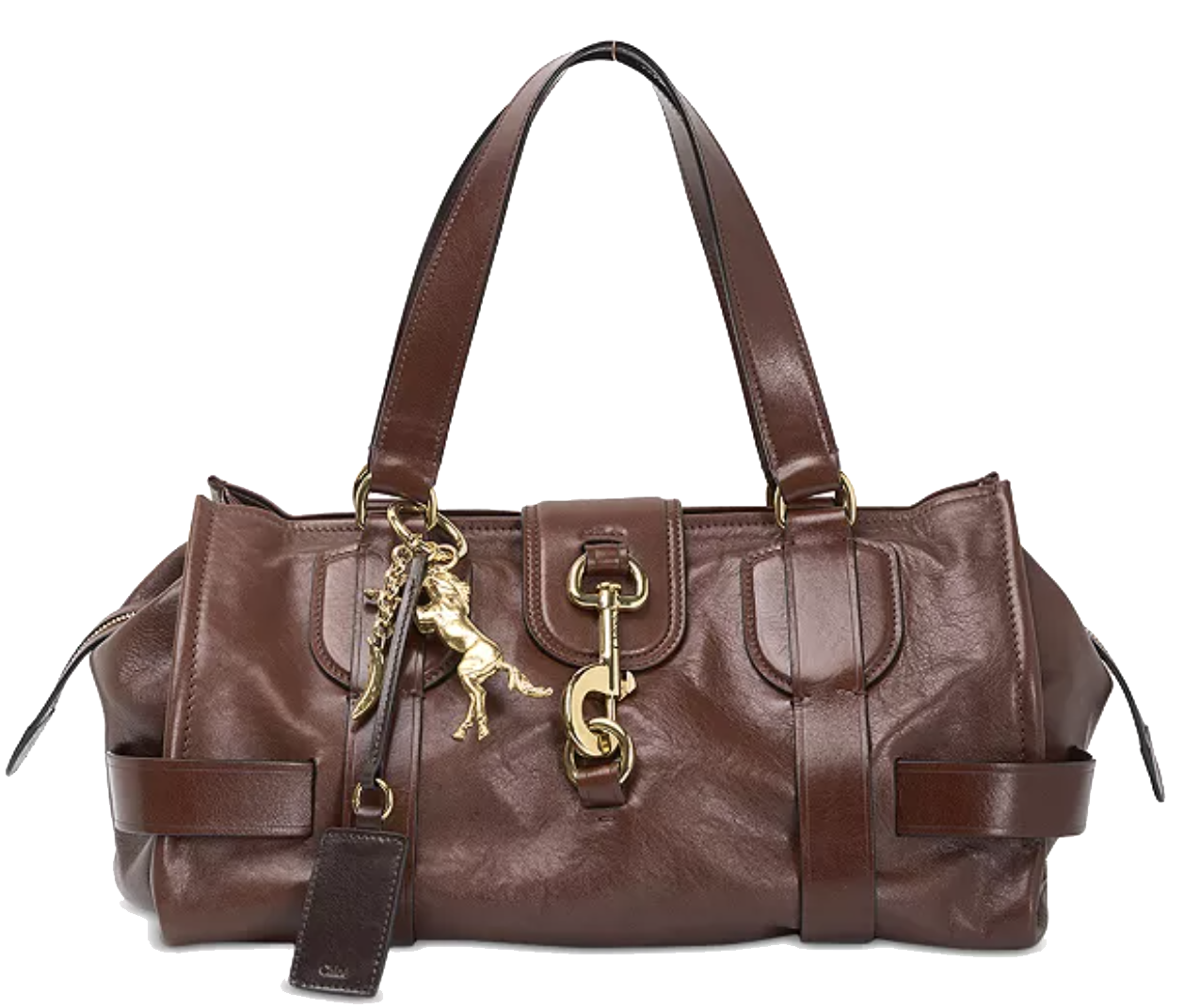 CHLOE KERALA 25 DAY BAG SMALL DARK EBONY