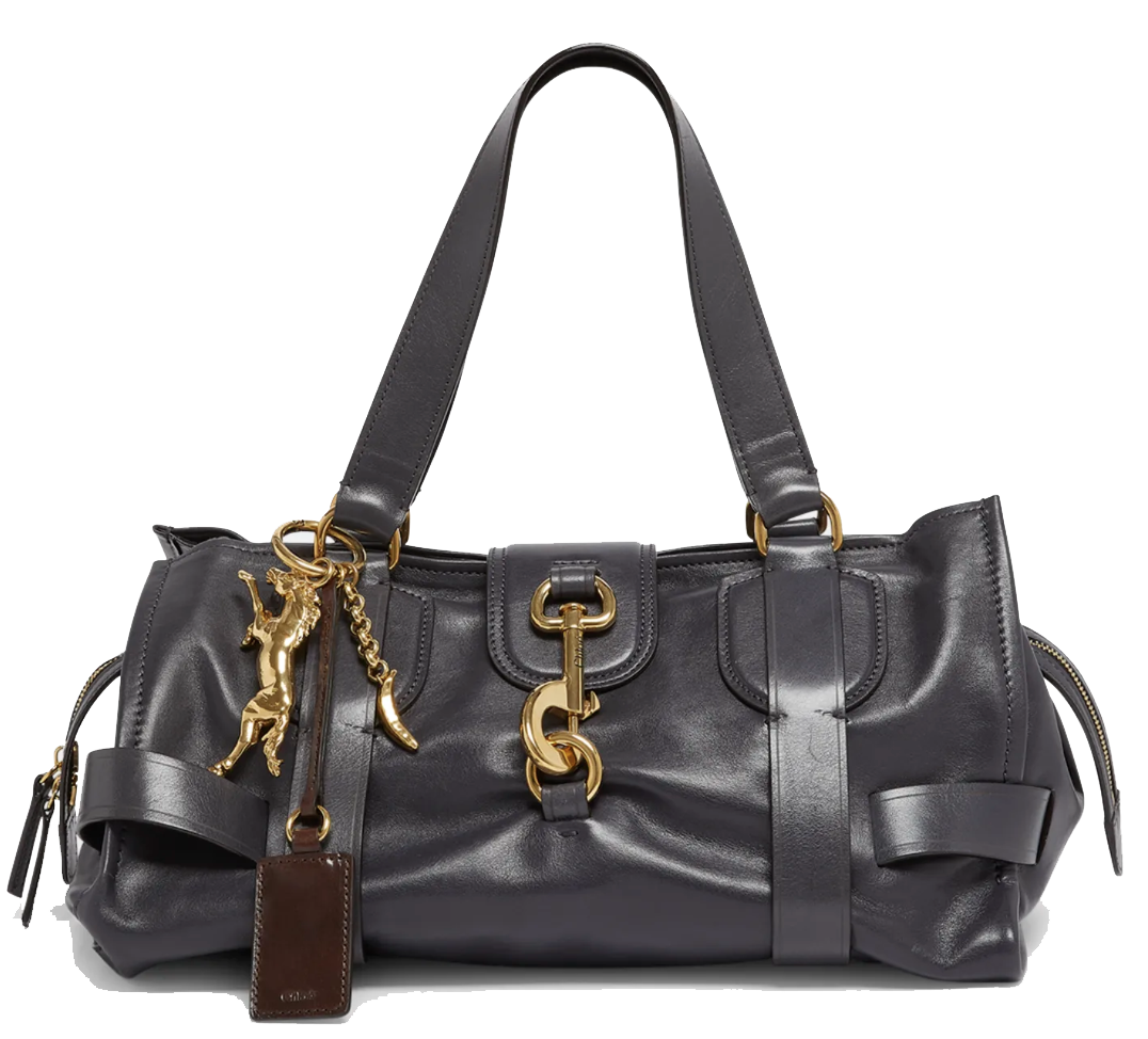 CHLOE KERALA 25 DAY BAG  SMALL BLACK NAVY