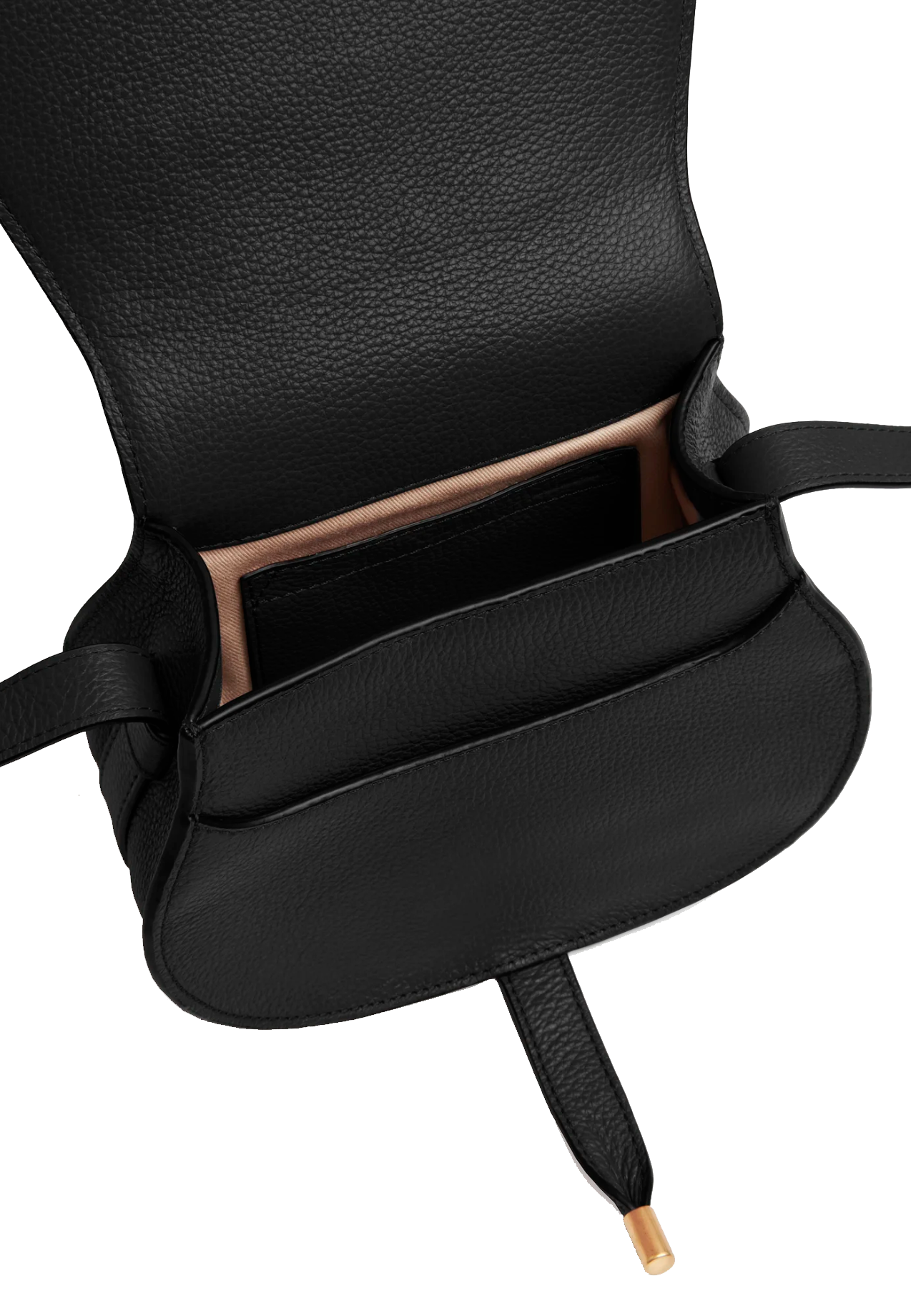 CHLOE MARCIE SADDLE SMALL BLACK