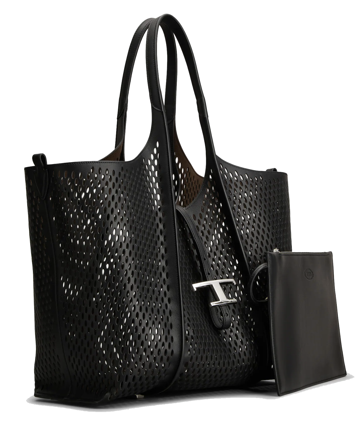 TOD'S  T TIMELESS SHOPPER LASER BLACK