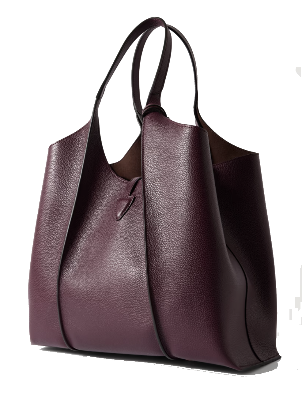 TODS T TIMELESS SHOPPING BAG BORDEAUX MEDIUM