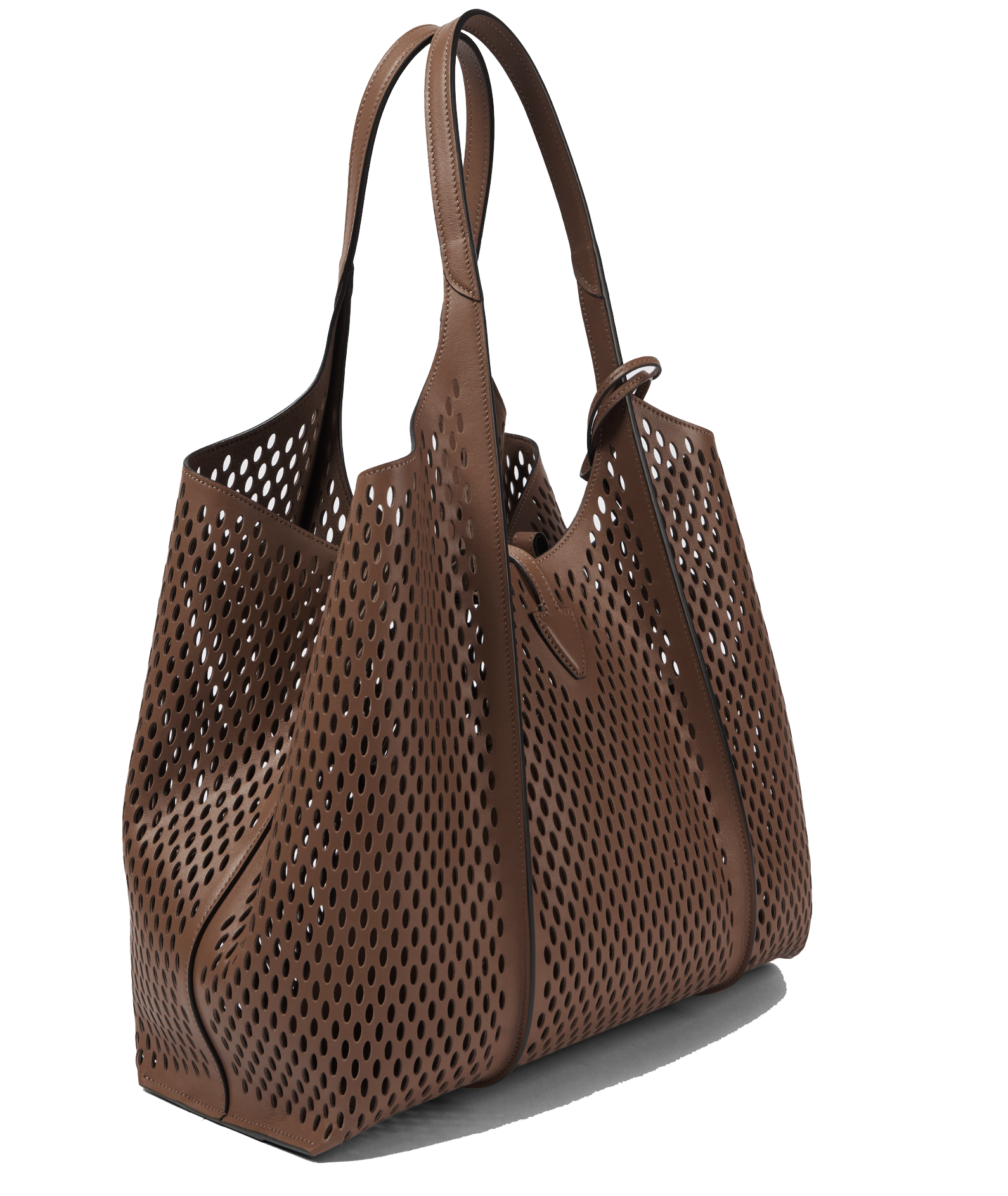 TOD'S  SHOPPER LASER SMALL BROWN