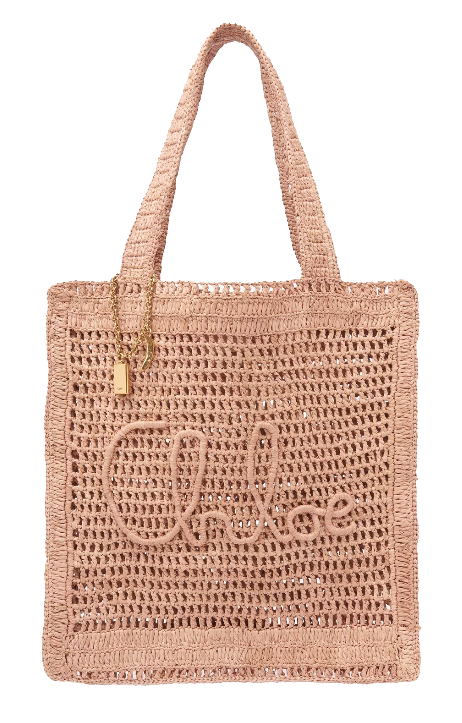 CHLOE SUMMER BANANA TOTE BAG SUMMERY BEIGE