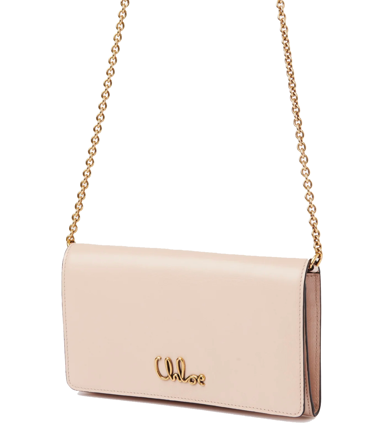 CHLOE ICONIC FLAP WALLET CEMENT PINK