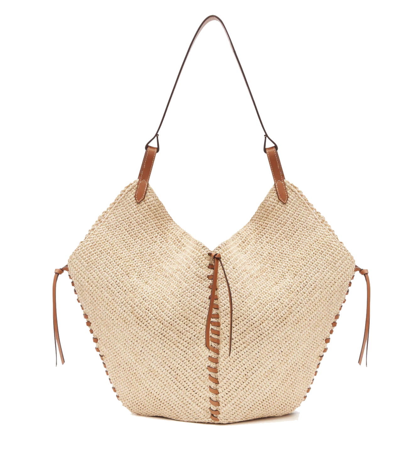 ISABEL MARANT TAMPA RAFFIA SHOULDER BAG