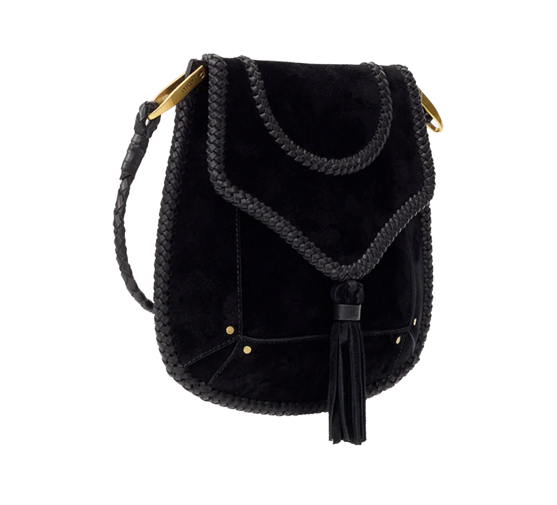 ISABEL MARANT ANAHI SHOULDER BAG BLACK