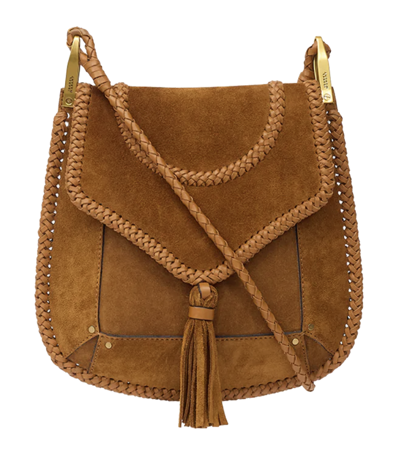 ISABEL MARANT ANAHI SHOULDER BAG COGNAC