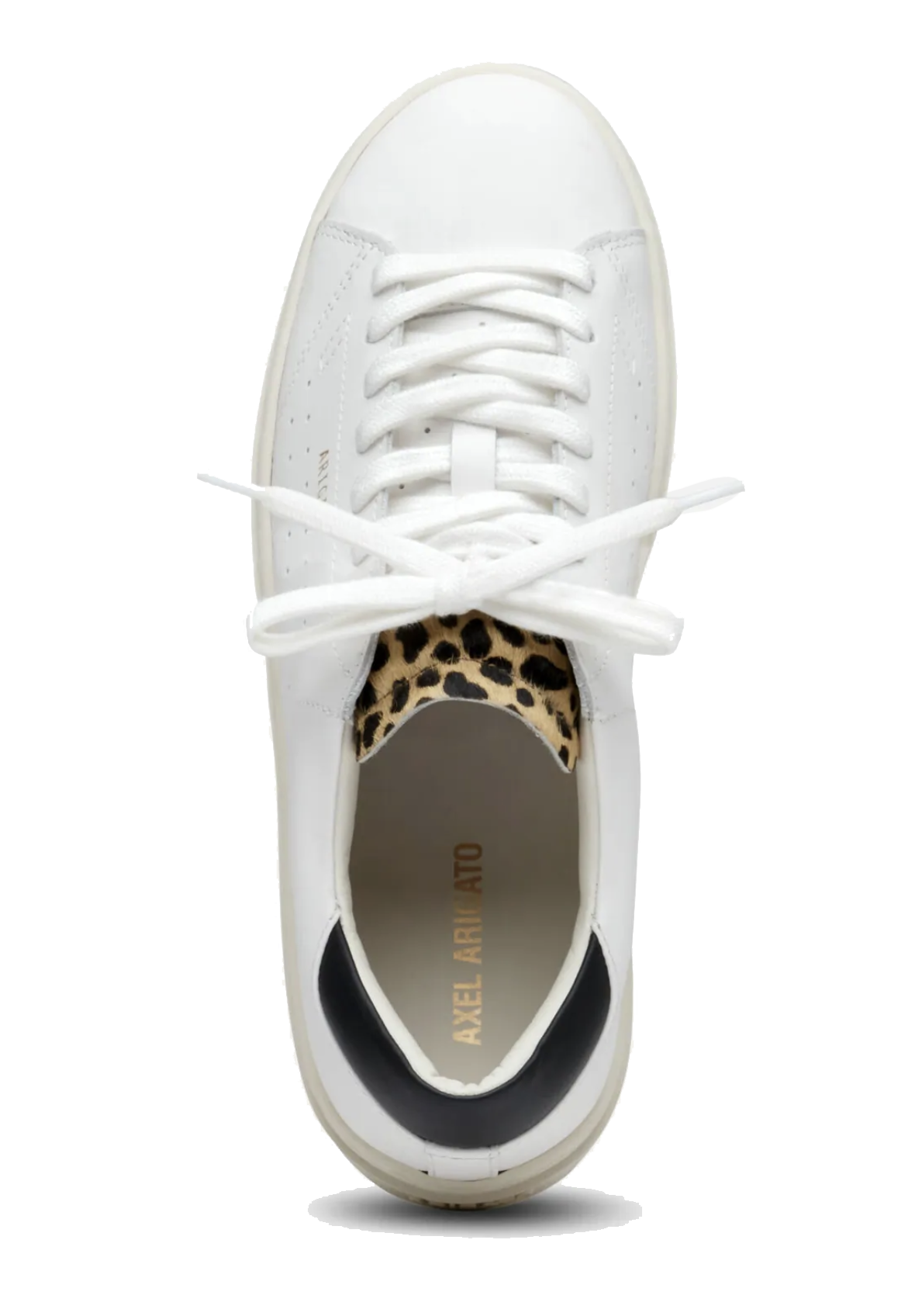 AXEL ARIGATO CLEAN COURT OFFWHITE LEOPARD