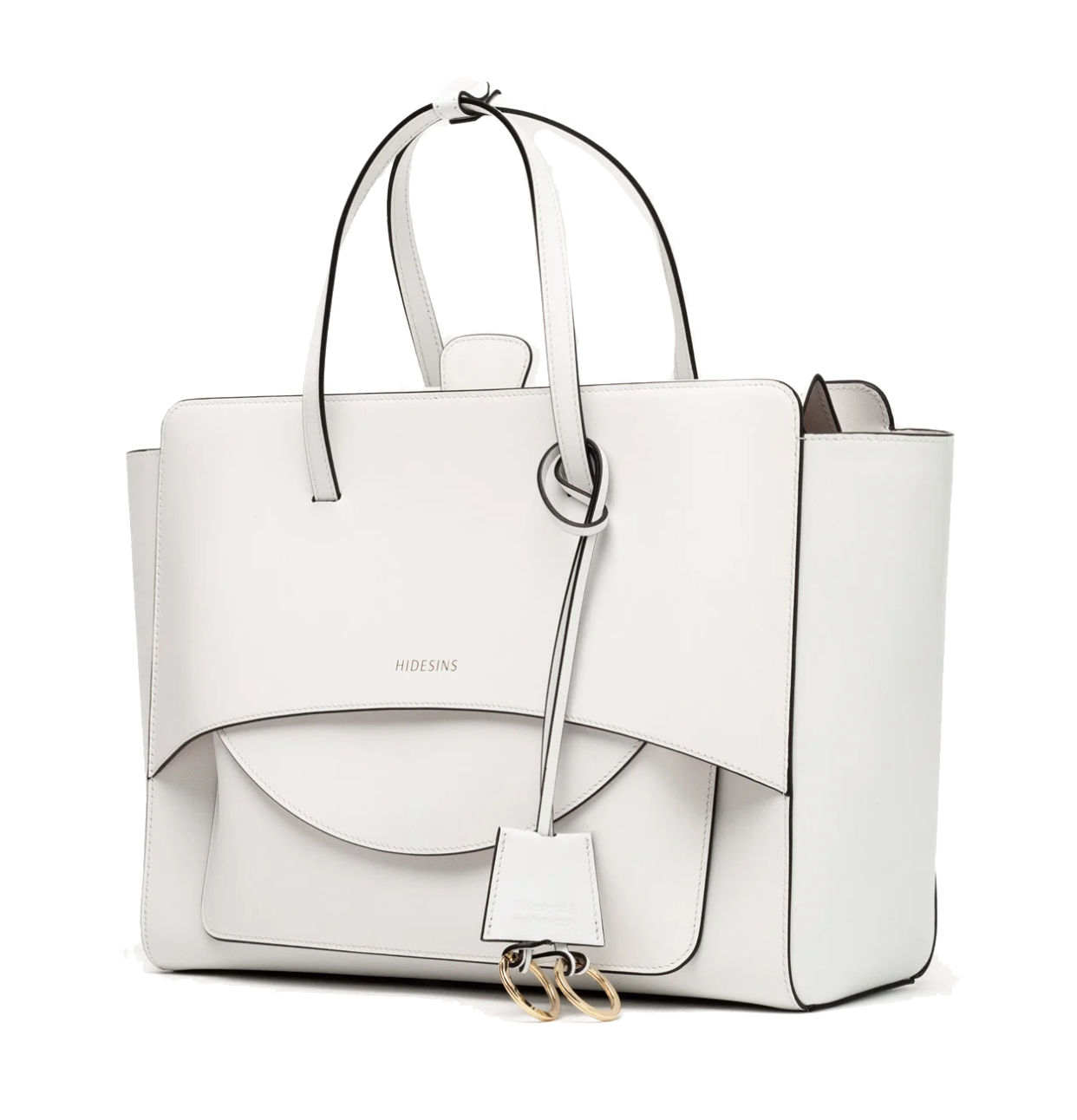 HIDESINS BAG FLAP LARGE WHITE