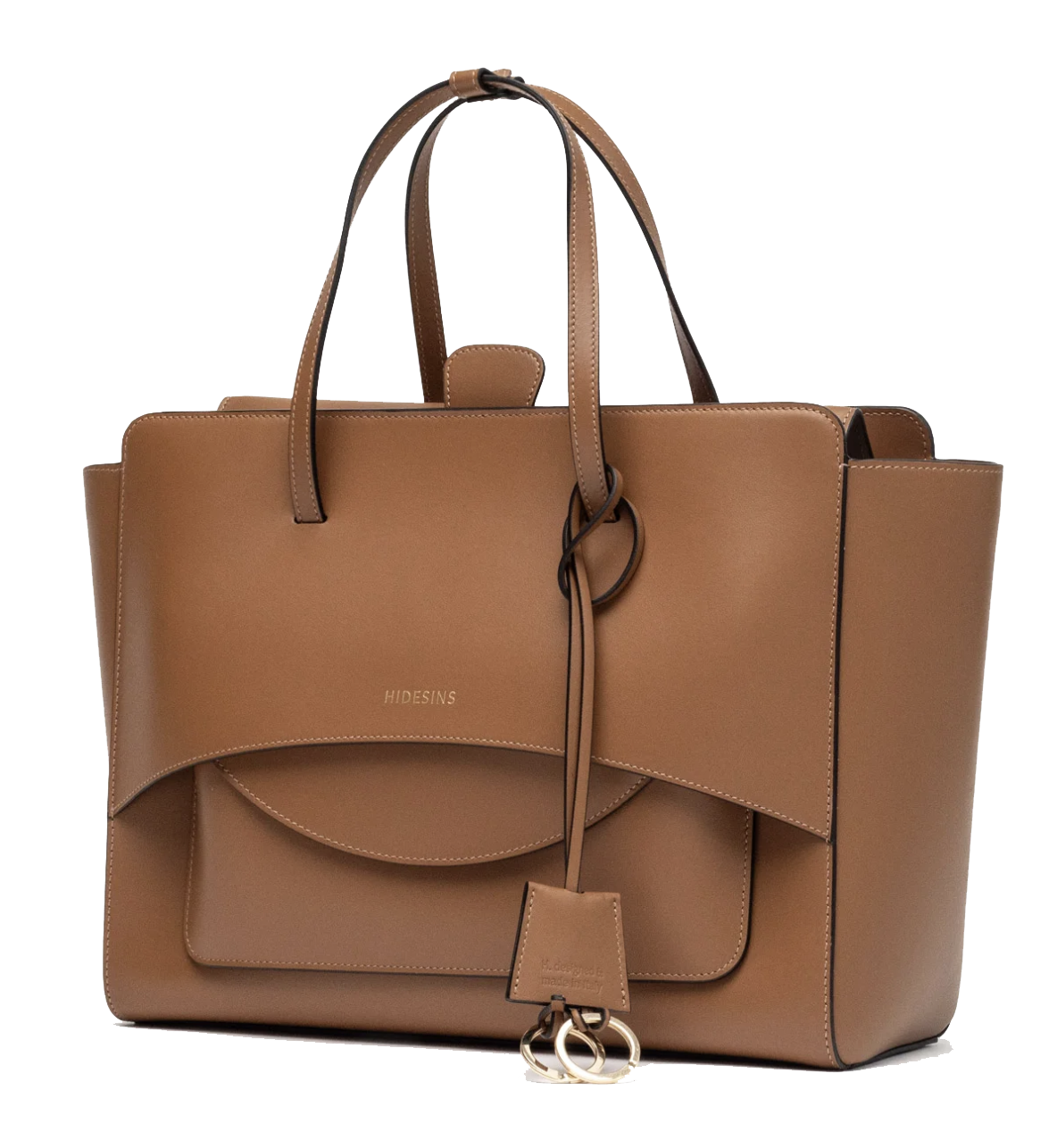 HIDESINS BAG FLAP LARGE CARAMEL