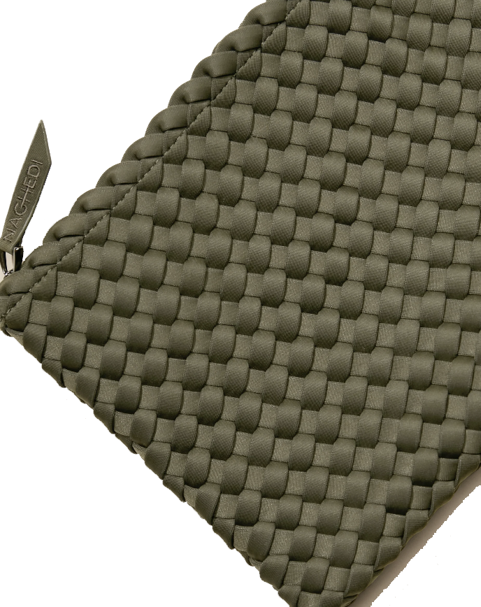 NAGHEDI ST BARTHS LARGE TOTE OLIVE
