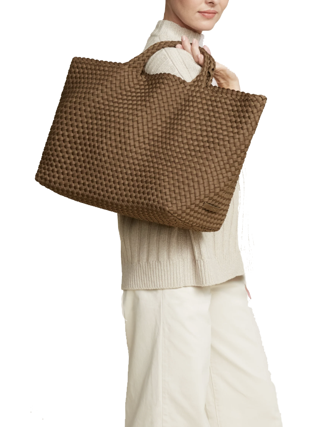 NAGHEDI ST BARTHS LARGE TOTE MINK
