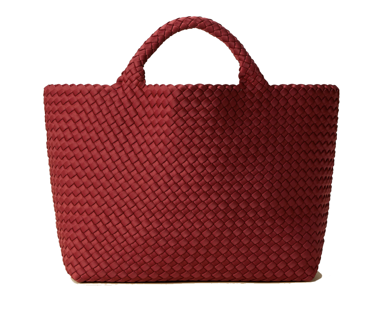 NAGHEDI ST BARTHS MEDIUM TOTE ROSSO