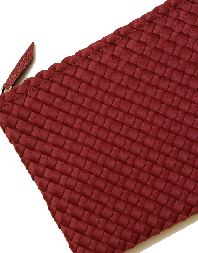 NAGHEDI ST BARTHS MEDIUM TOTE ROSSO