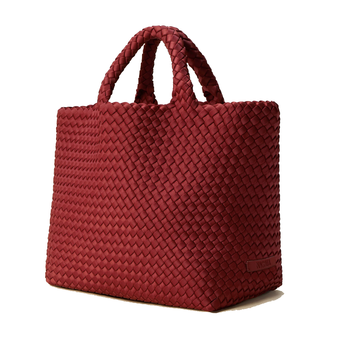 NAGHEDI ST BARTHS MEDIUM TOTE ROSSO