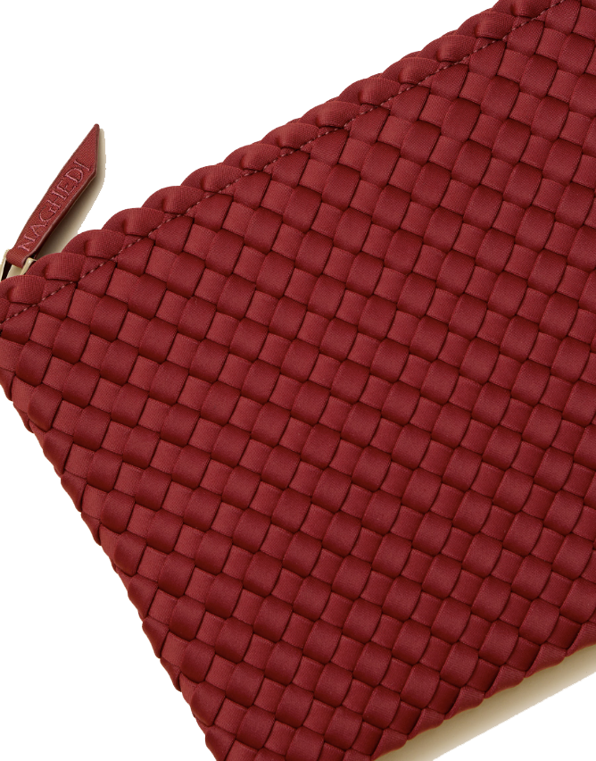NAGHEDI ST BARTHS SMALL TOTE ROSSO