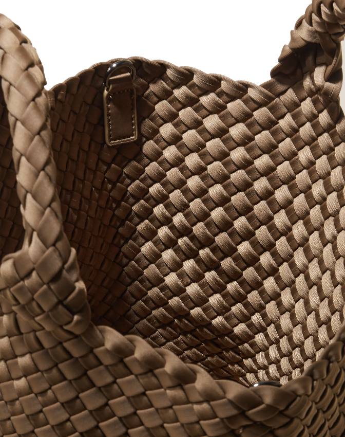 NAGHEDI ST BARTHS SMALL TOTE MINK