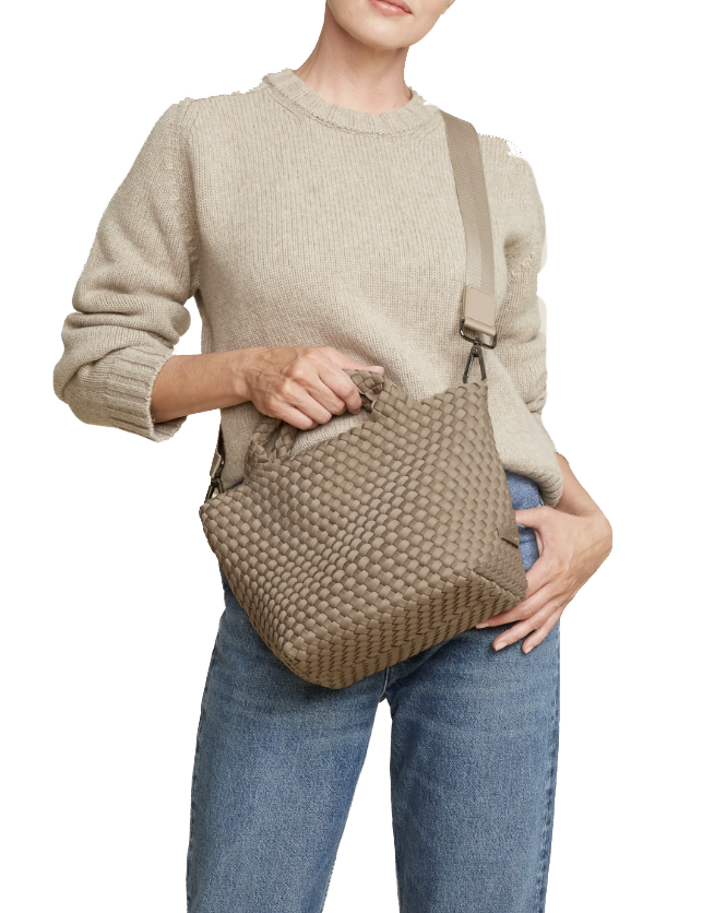 NAGHEDI ST BARTHS SMALL TOTE CASHMERE
