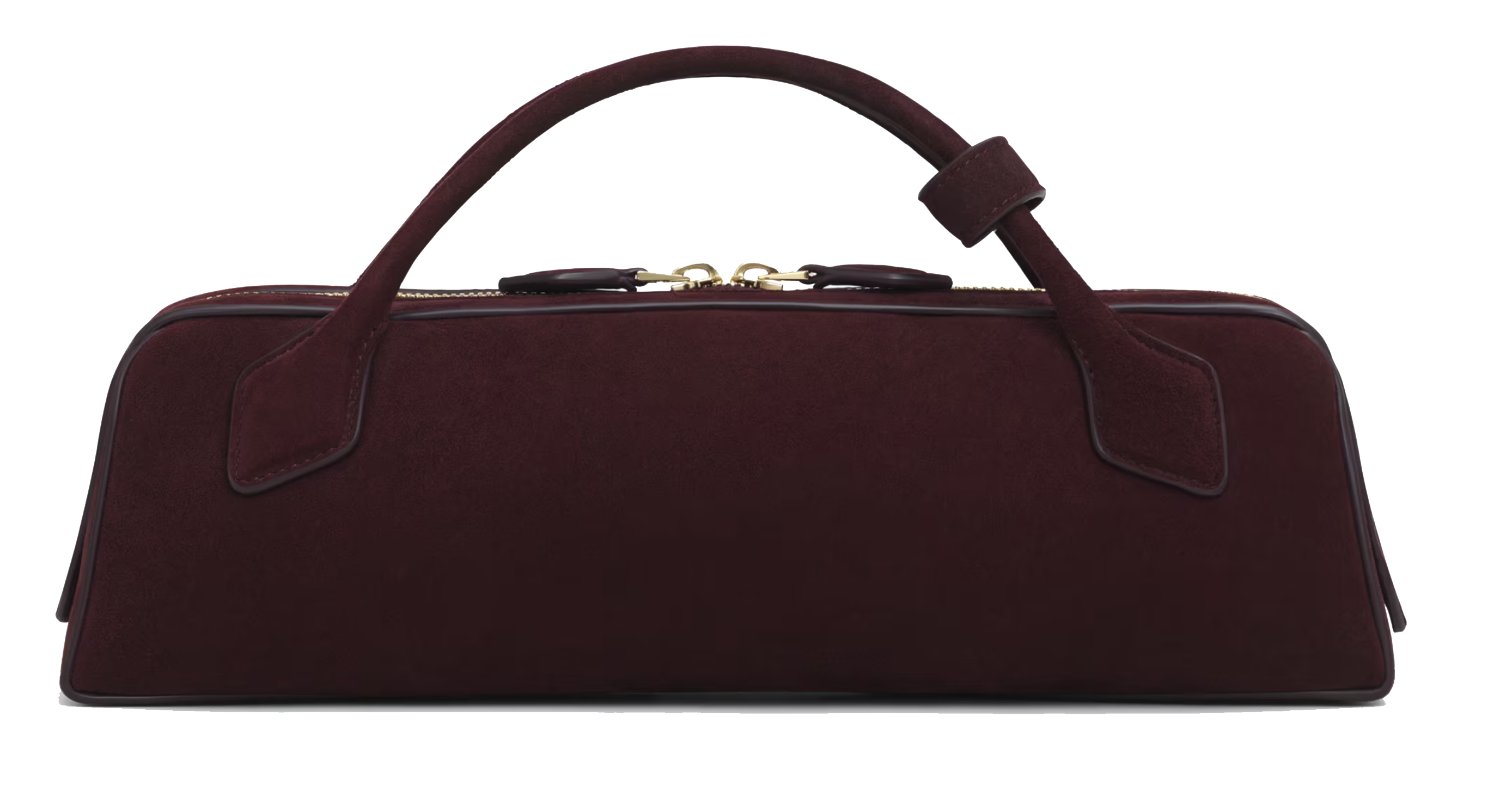 ALAIA LE TECKEL CLUTCH ROUGE GRENAT