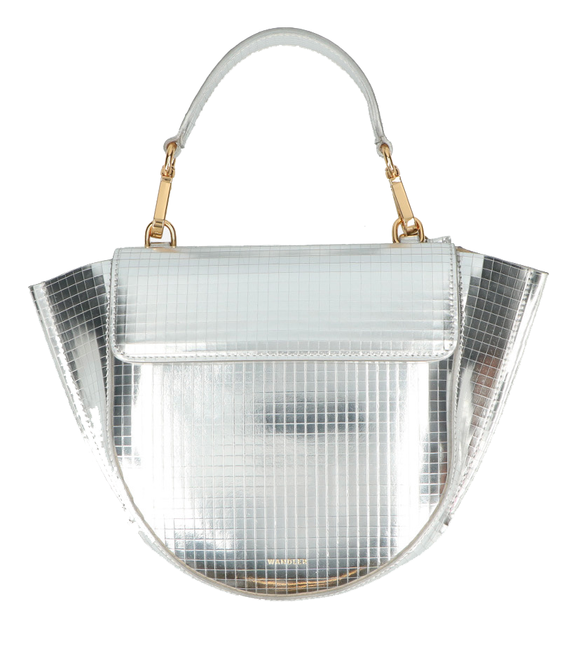 WANDLER HORTENSIA MINI BAG DISCO SILVER