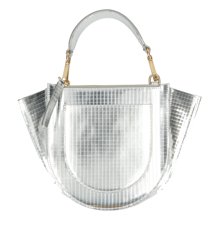 WANDLER HORTENSIA MINI BAG DISCO SILVER