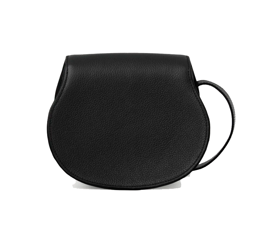 CHLOE MARCIE SMALL SADDLE BAG BLACK
