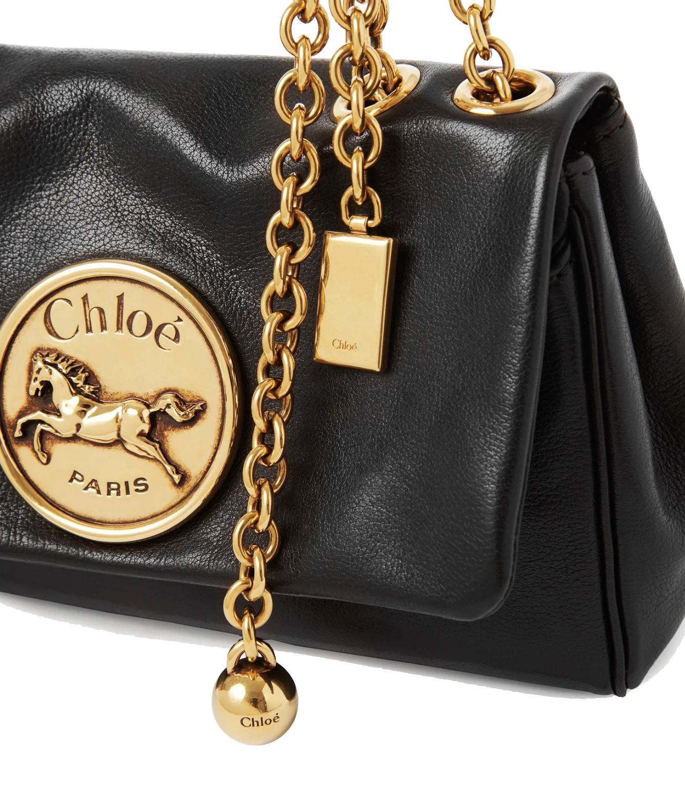 CHLOE HERITAGE SMALL CROSSBODY BLACK