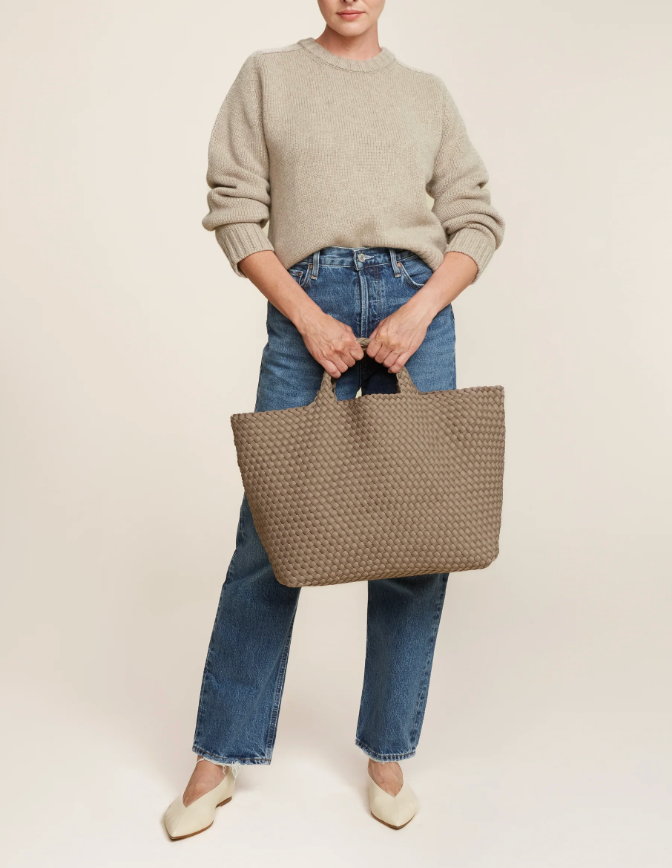 NAGHEDI ST BARTHS LARGE TOTE CASHMERE