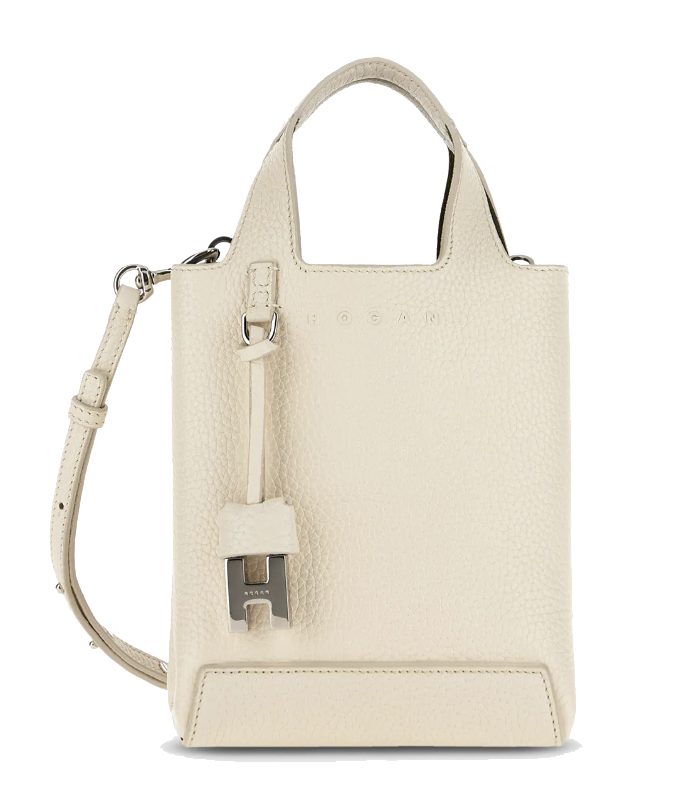 HOGAN SHOPPING BAG MINI IVORY