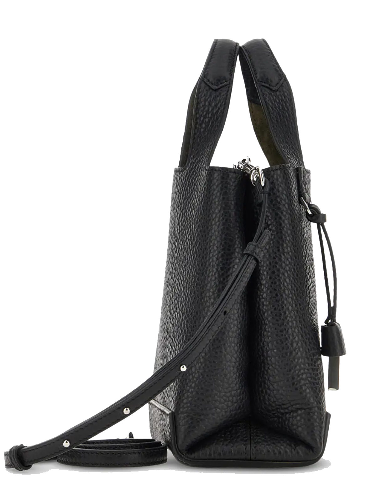 HOGAN SHOPPING BAG MINI BLACK