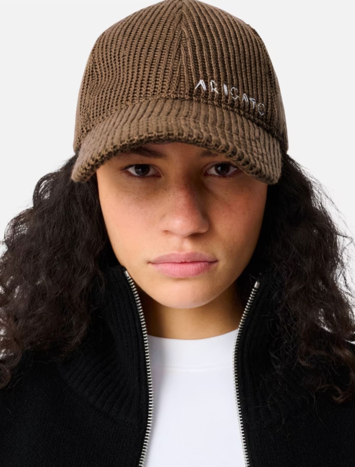 AXEL ARIGATO KNITTED CAP BROWN