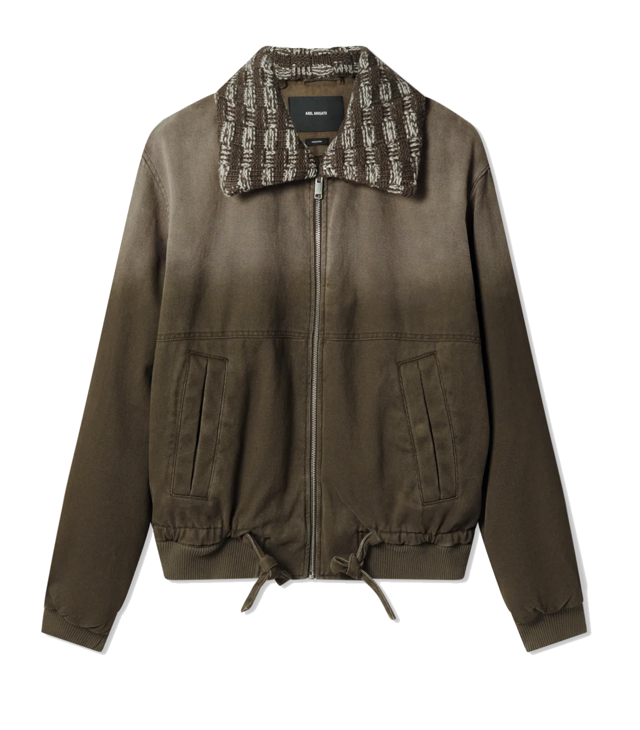 AXEL ARIGATO AXIS DENIM JACKET BROWN
