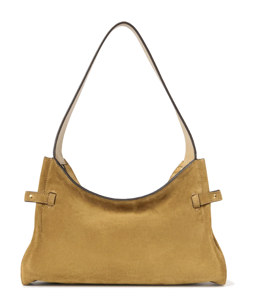 CHLOE CHARMS HOBO BAG GOLD KAKI