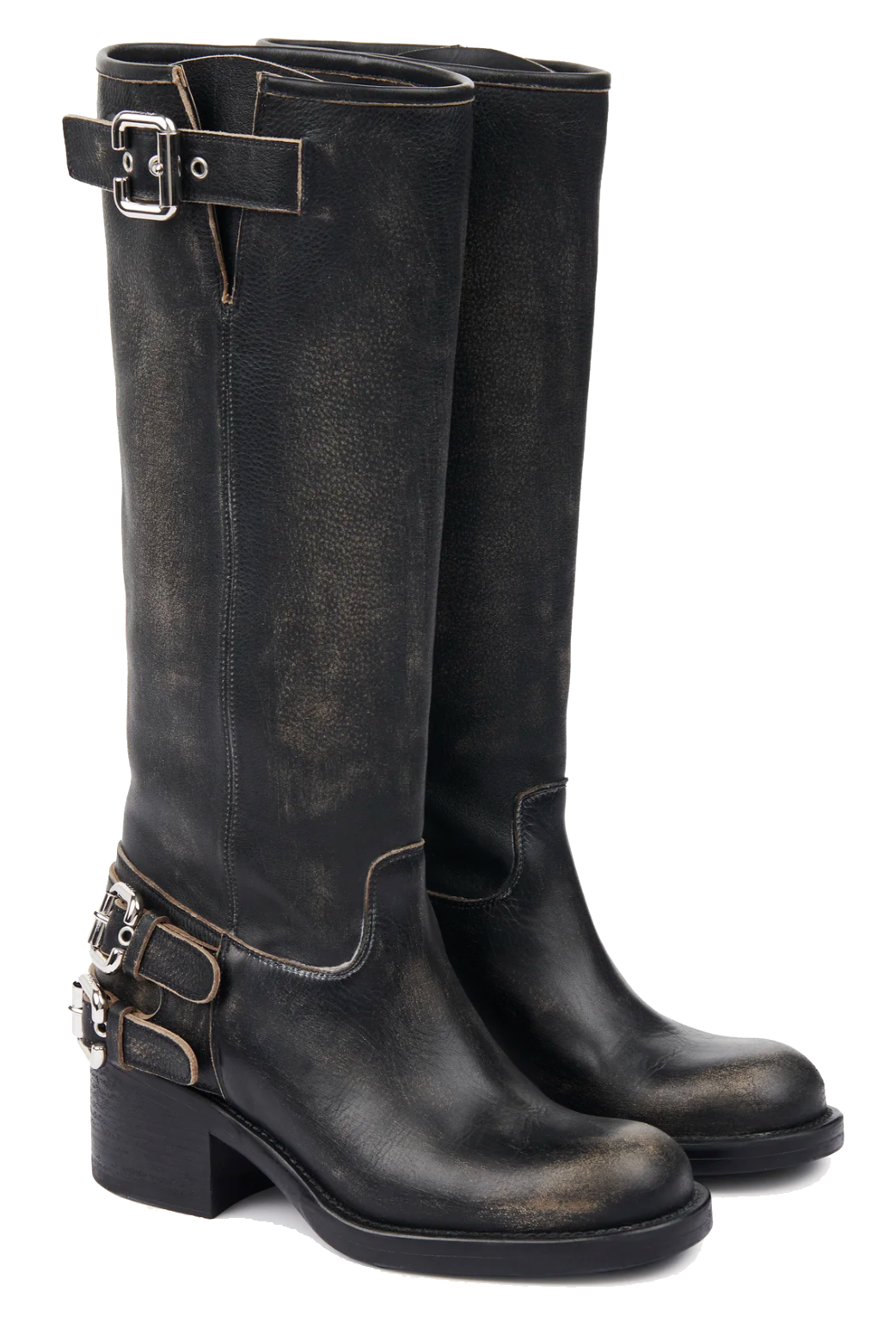 CHLOE DAKOTA LONG BIKER BOOT